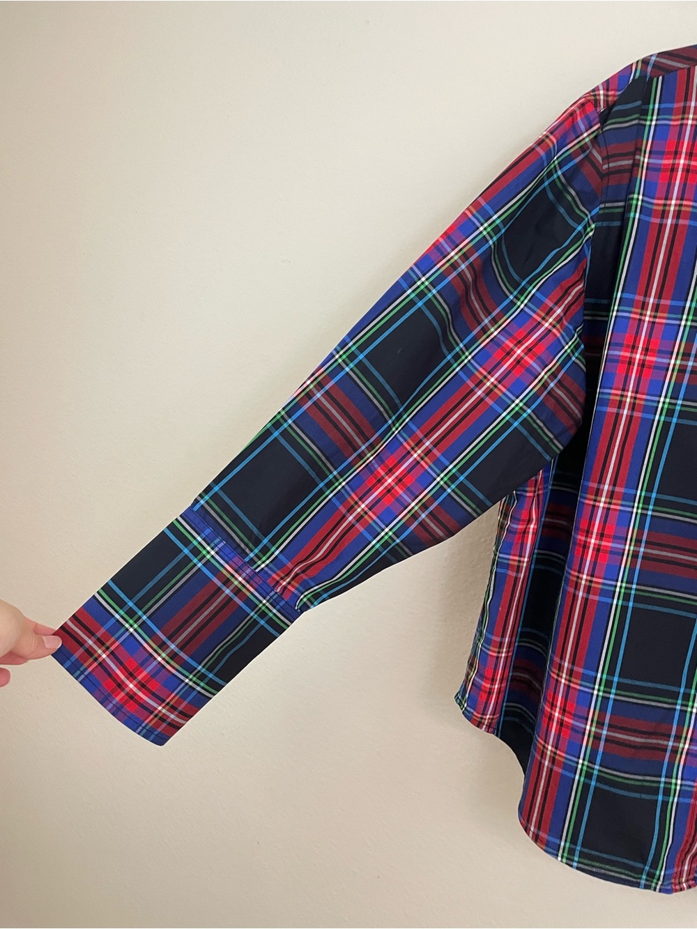 J. Crew Garçon classic shirt in Stewart tartan cotton poplin Size 16 - Picture 4 of 8